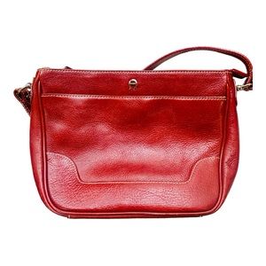 Etienne Aigner cranberry red bag